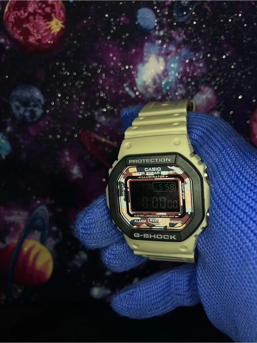 Custom G Shock Camo and tan colorway